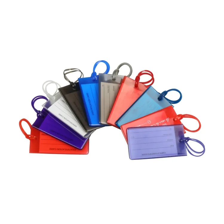PVC In Pocket Bag & Luggage Tags With Loop Strap 2