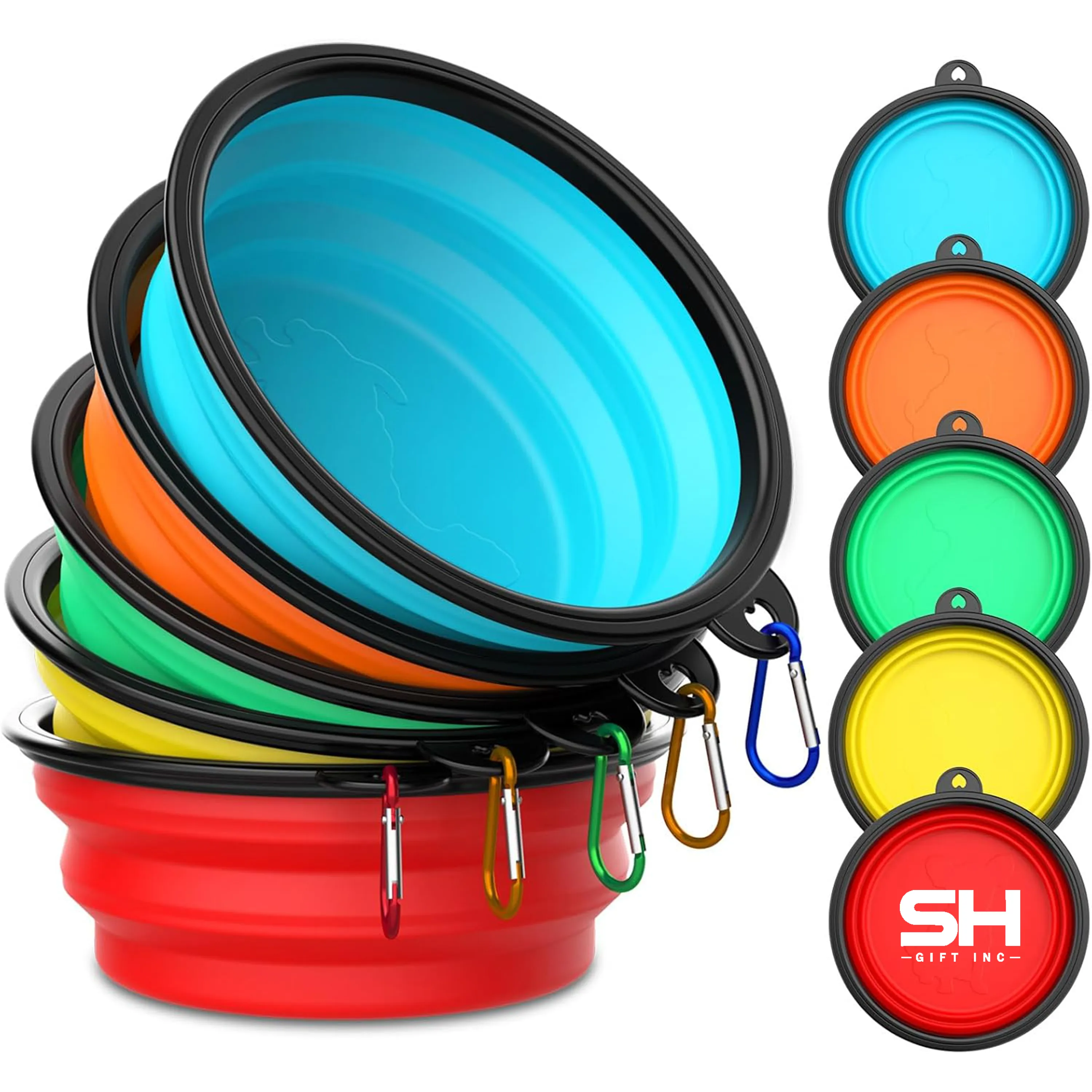 Foldable Pet Bowl With Mountain Climbing Buckle 2