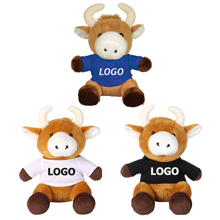 The super soft line bull stuffed animal, plush toy 2