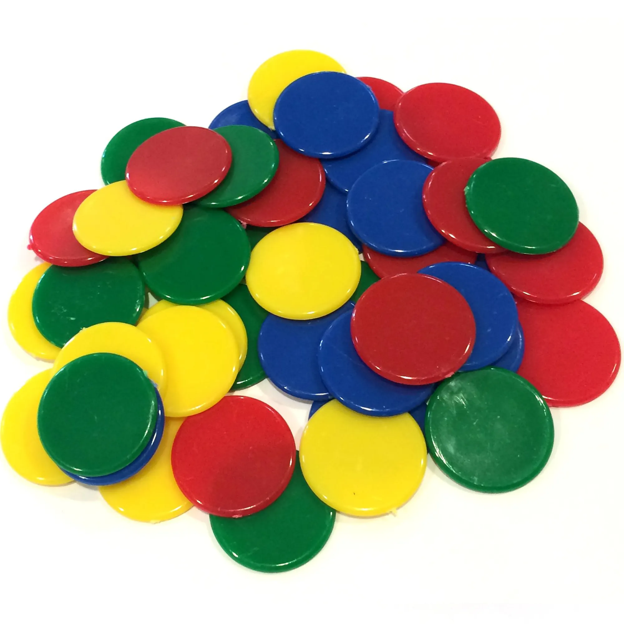 Full Color Round Solid Plastic Token 2