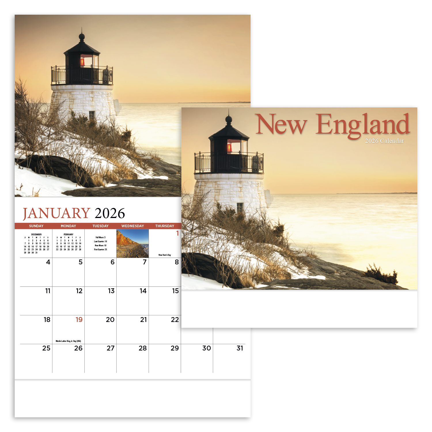 HotLine® Products New England Appointment Calendar - Stapled 9