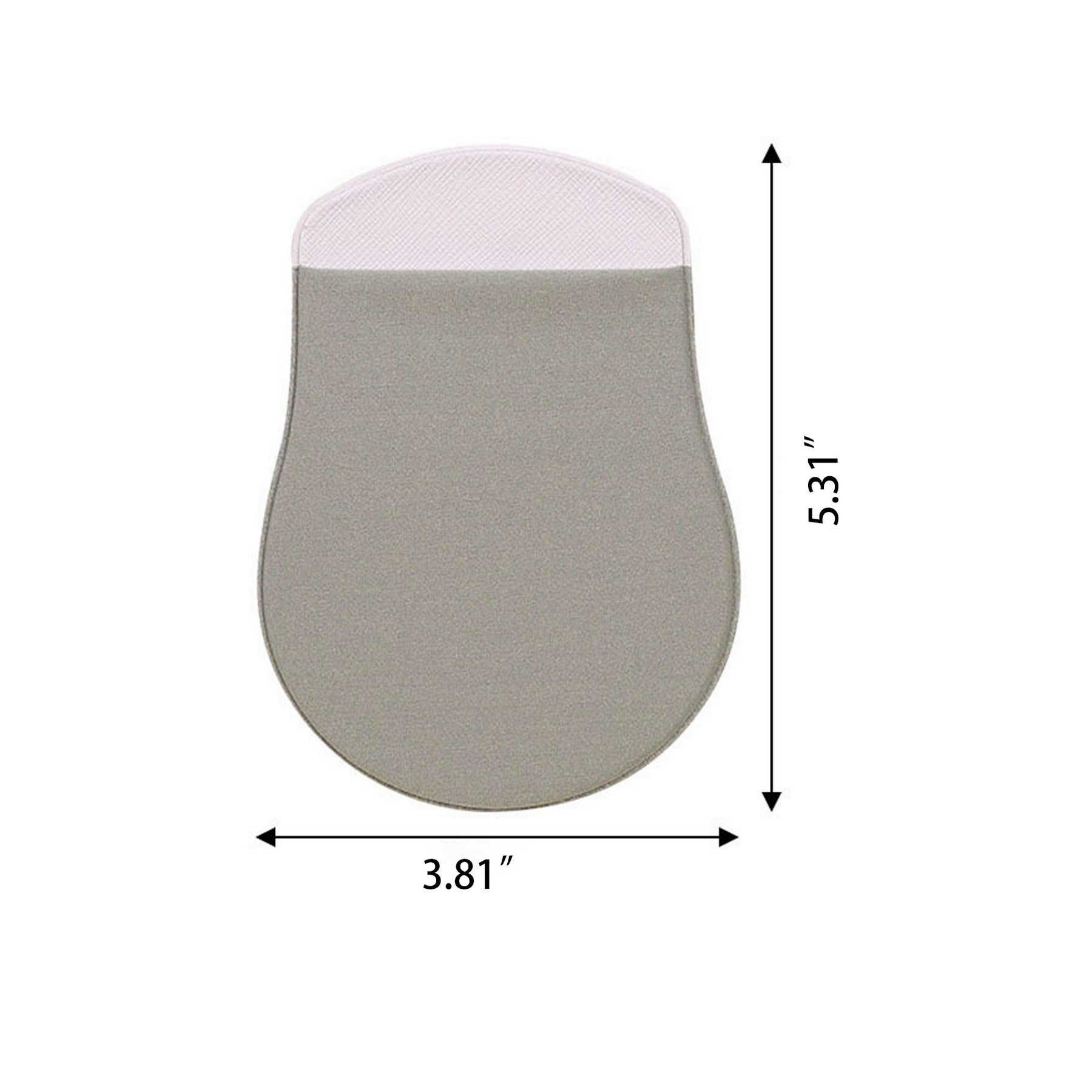 Self-Adhesive Mouse Storage Bag Laptop Back Storage Bag 3