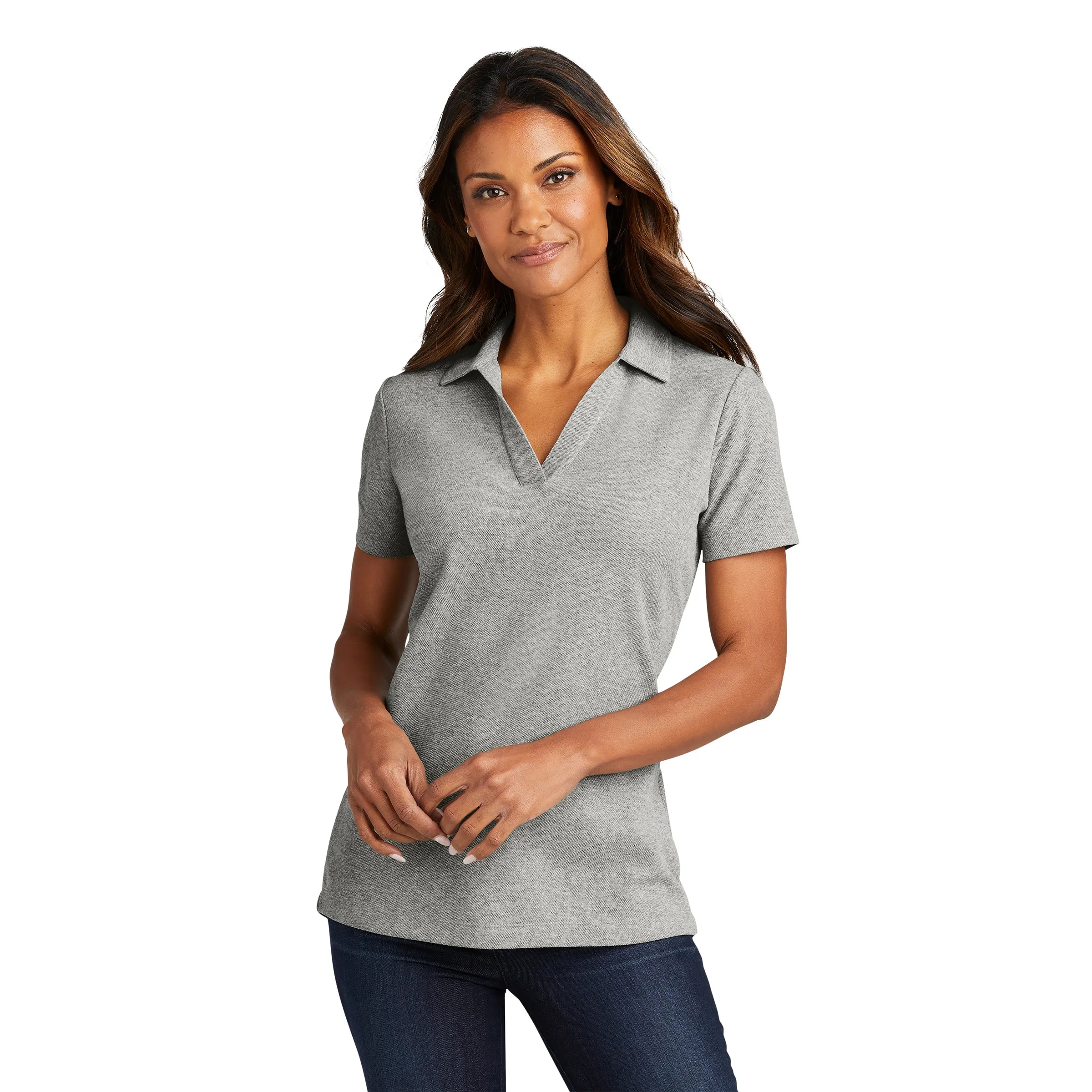 Port Authority(R) Ladies C-FREE(R) Cotton Blend Pique Polo 11