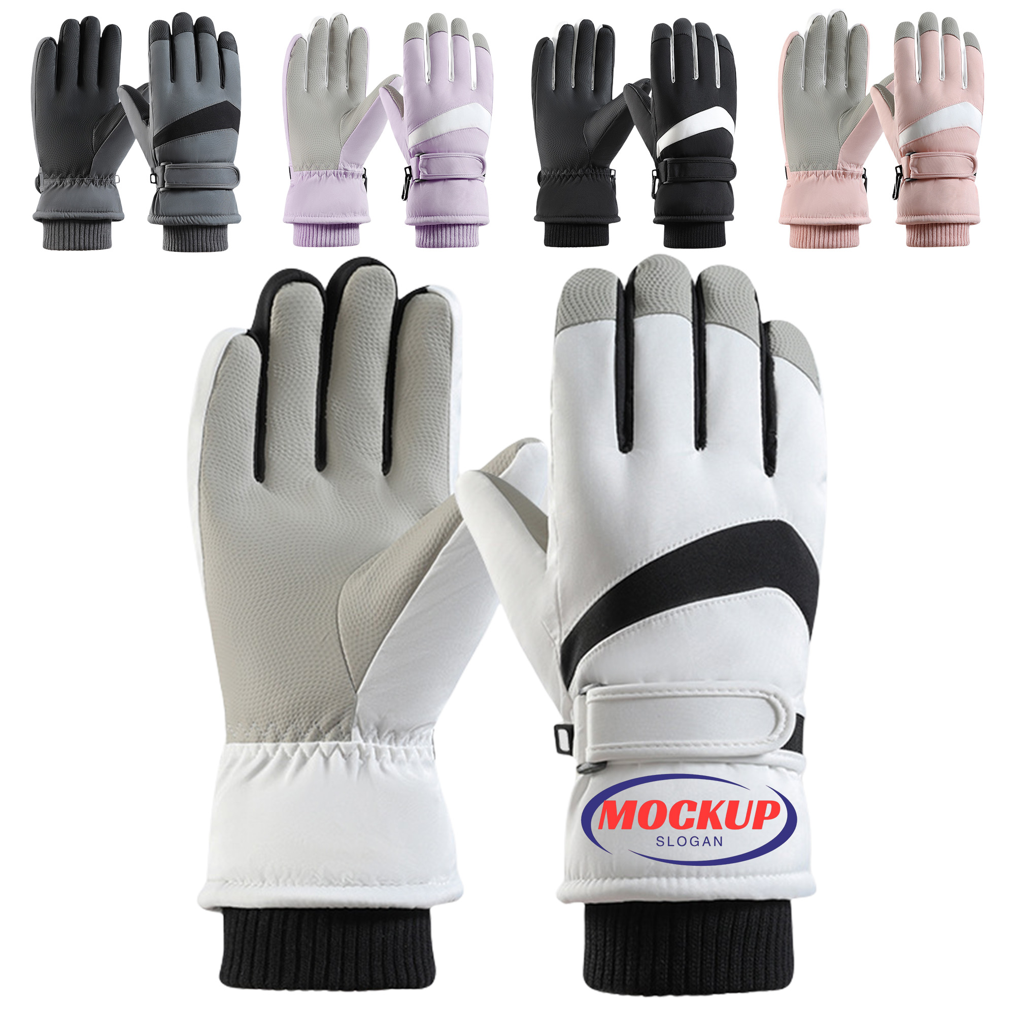 Waterproof Winter Snowboarding Gloves 5