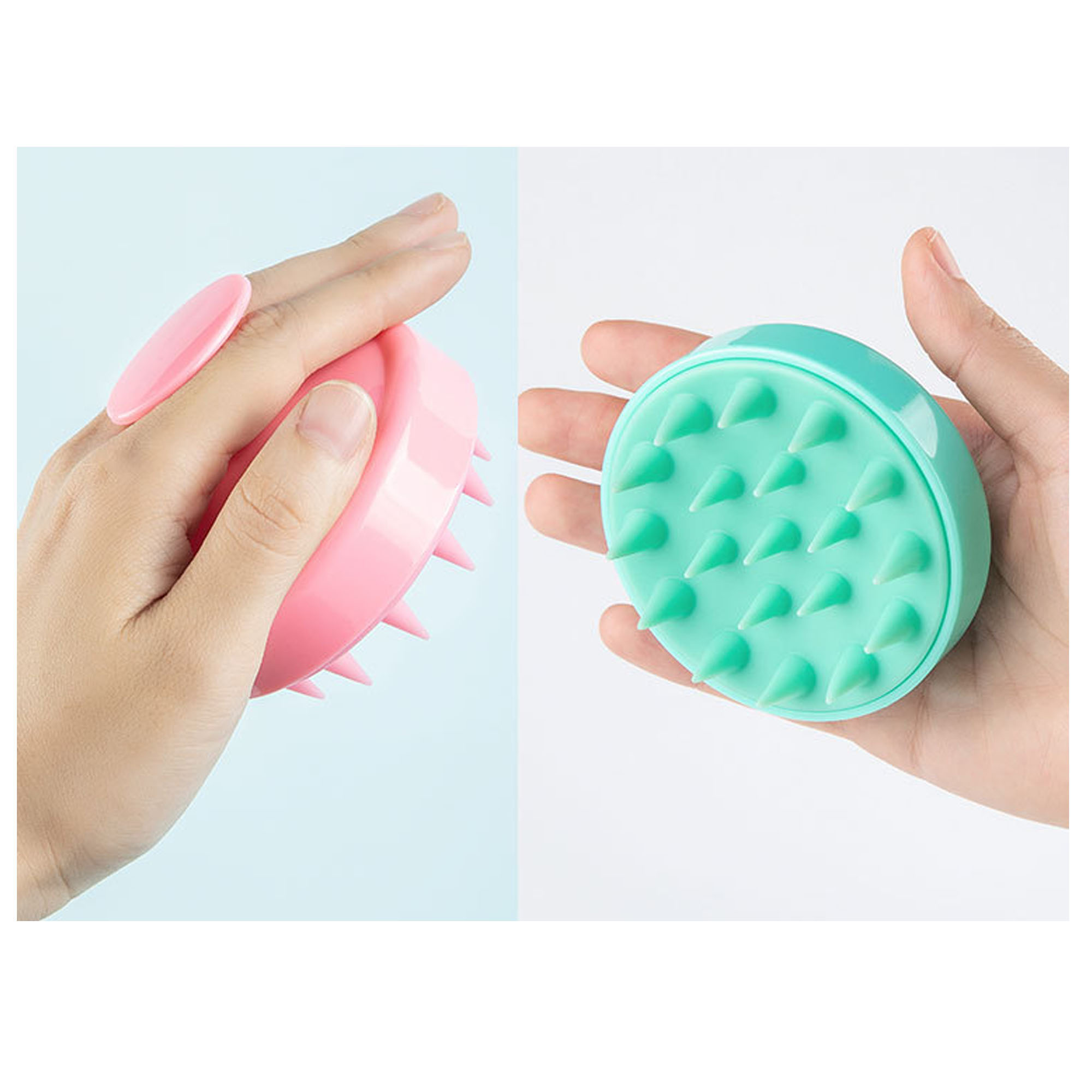 Silicone Bristles Scalp Brush for Shampoo & Massaging Comfort 3