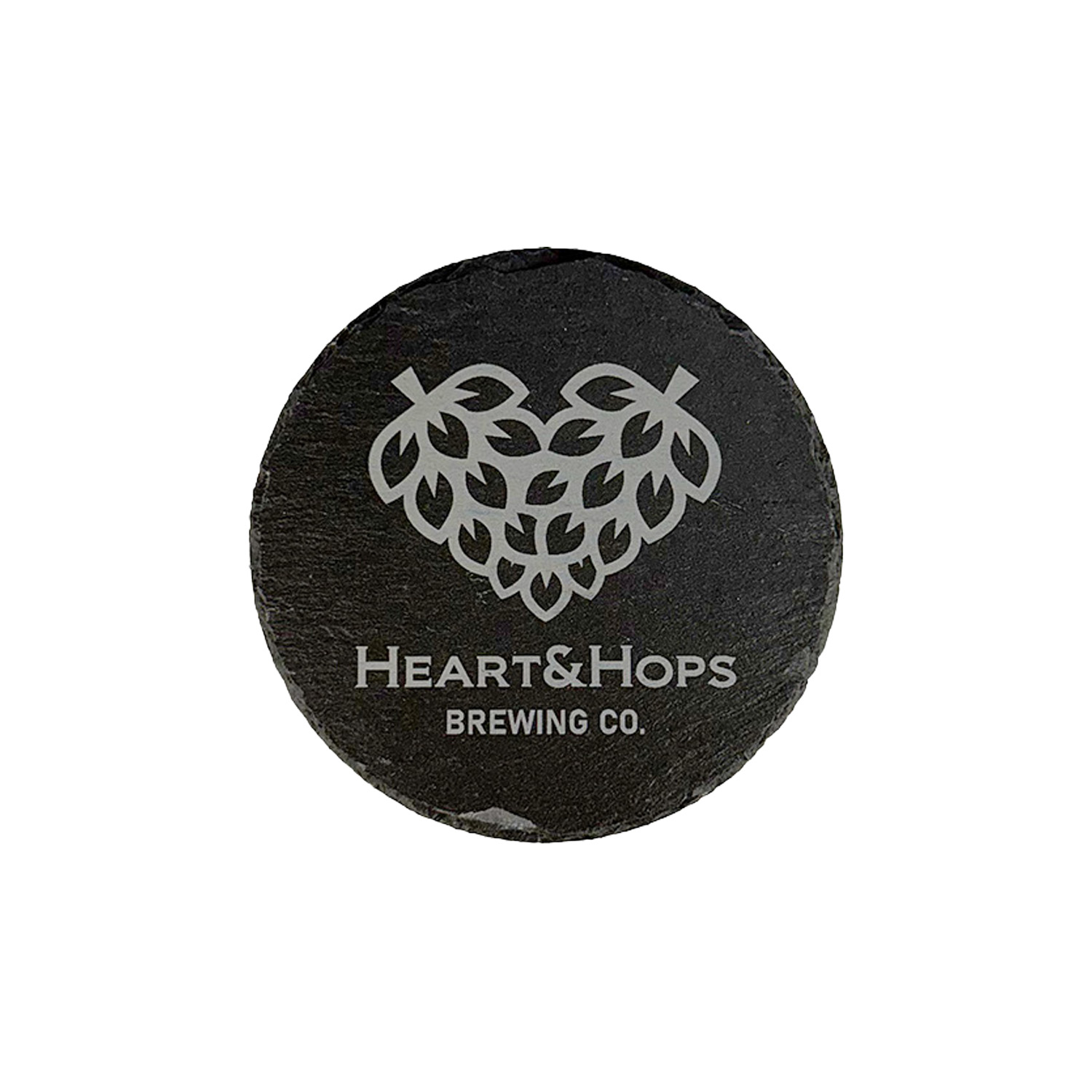 4" Round Slate Coaster