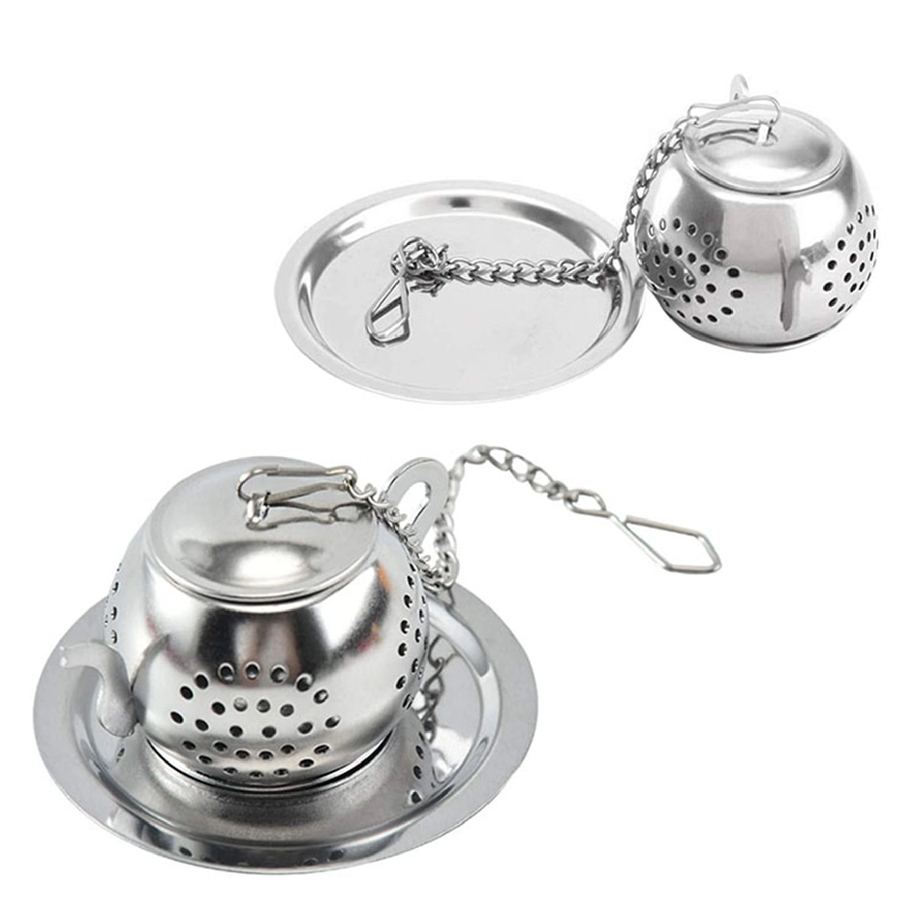 Stainless Steel Teapot Shape Tea Leaf Infuser 16