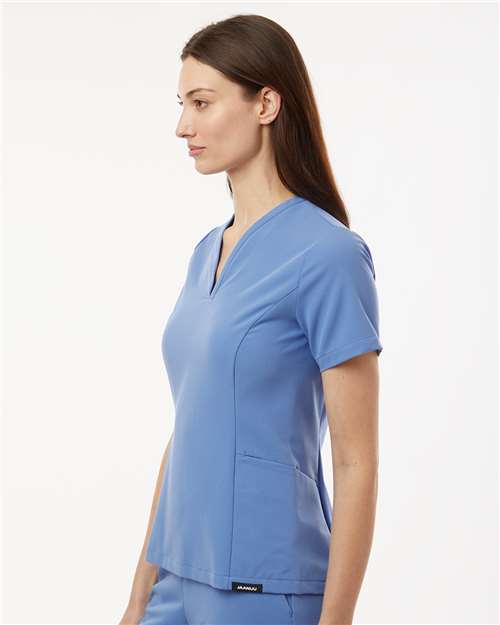 Women's Calix Fit & Flare Scrub V-Neck Top - W10003 41