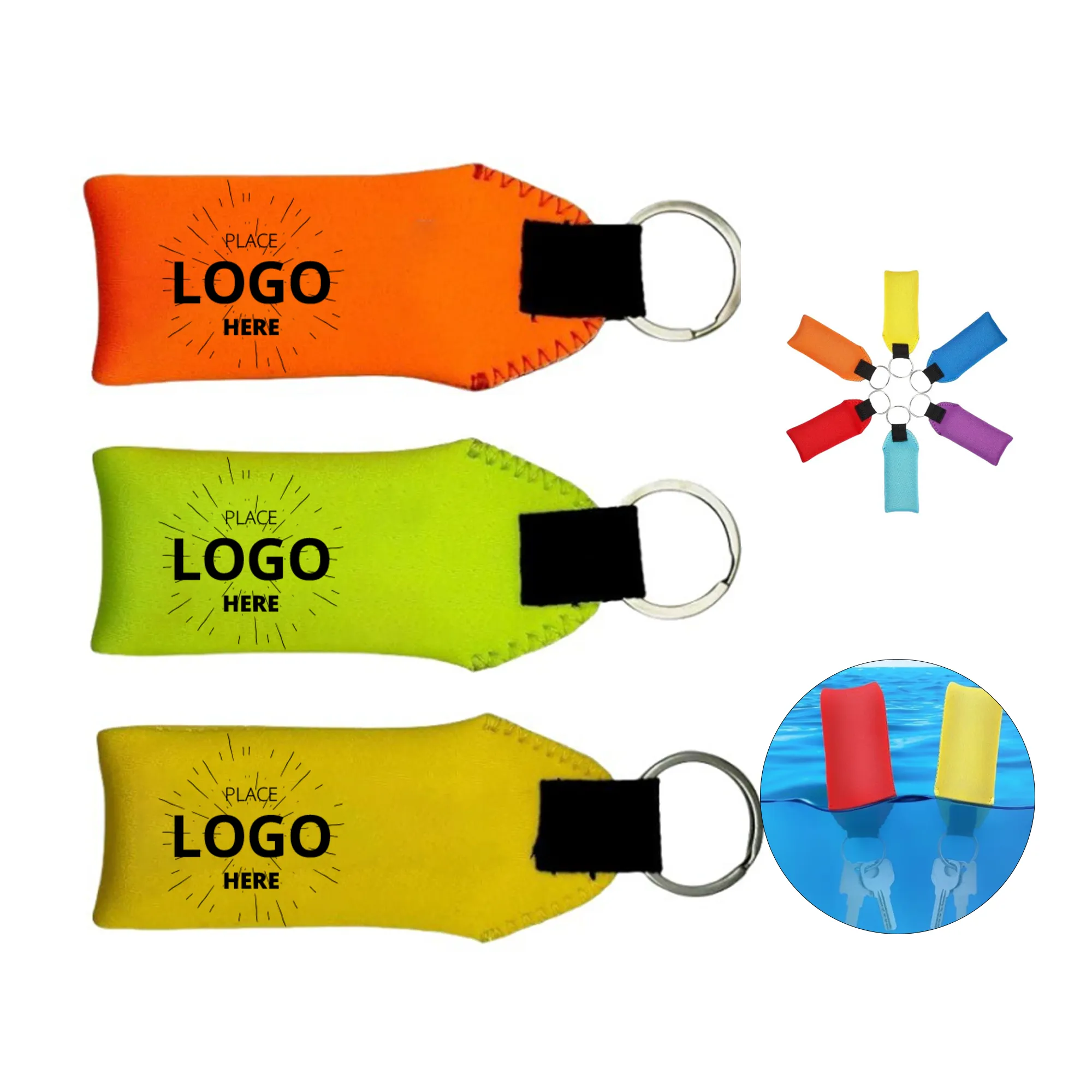 Neoprene Floating Keychain 1