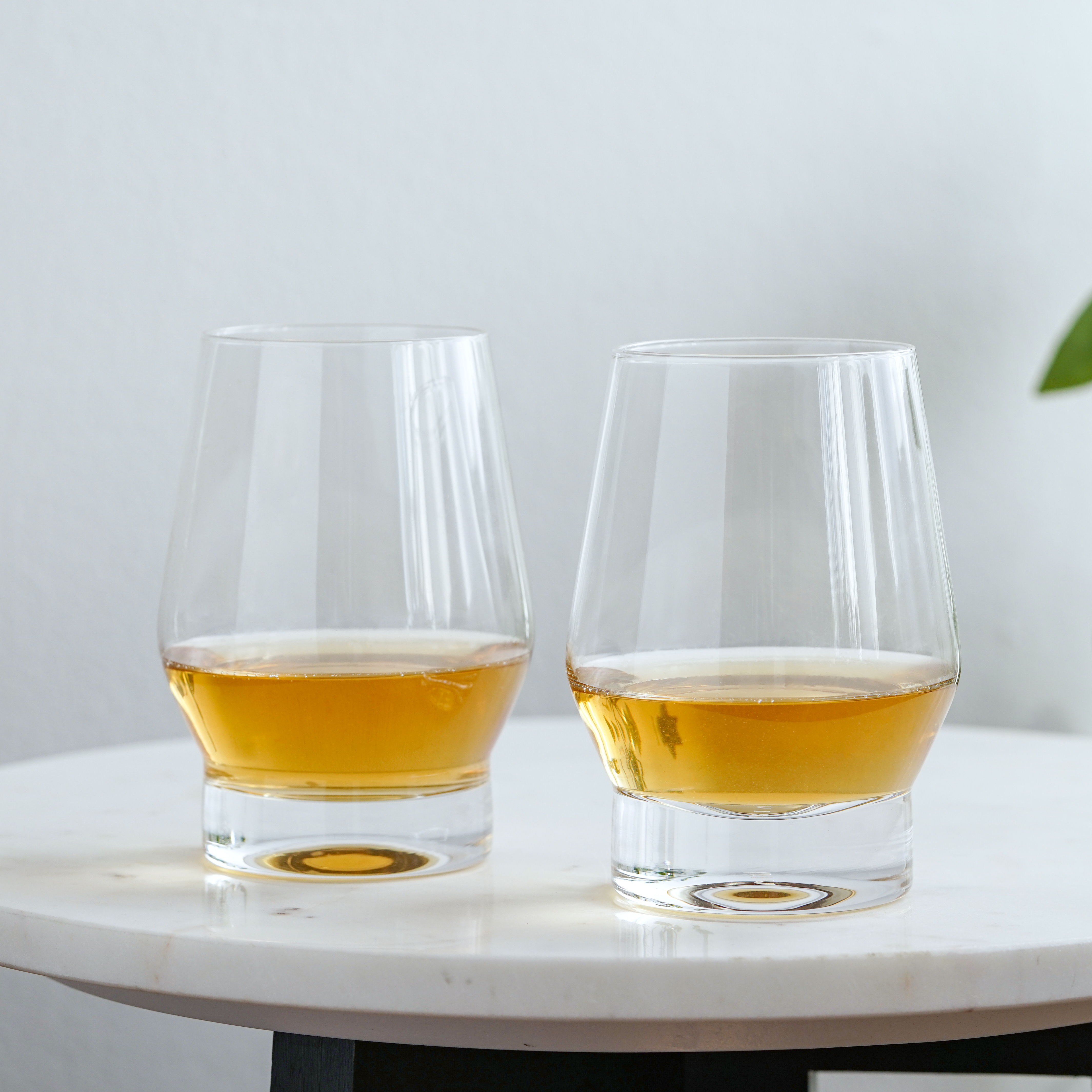 Viski® Raye Heavy Base Crystal Whiskey Glass, set of 2 8
