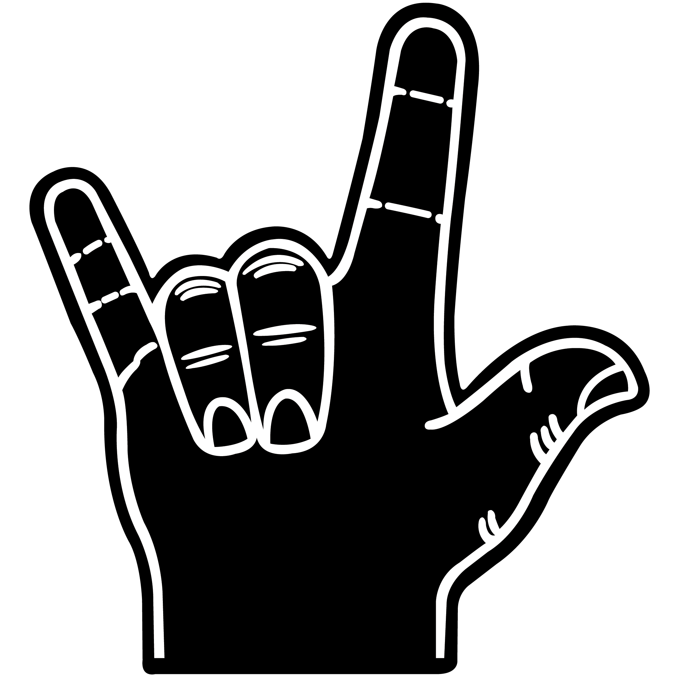 Foam Love Hand 23