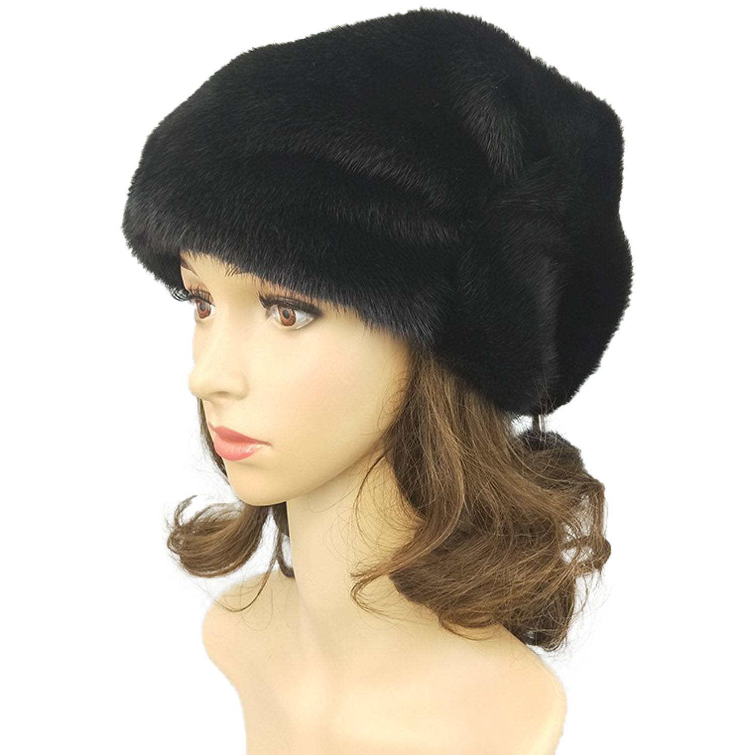 Fur Material Winter Warm Christmas Hat 4