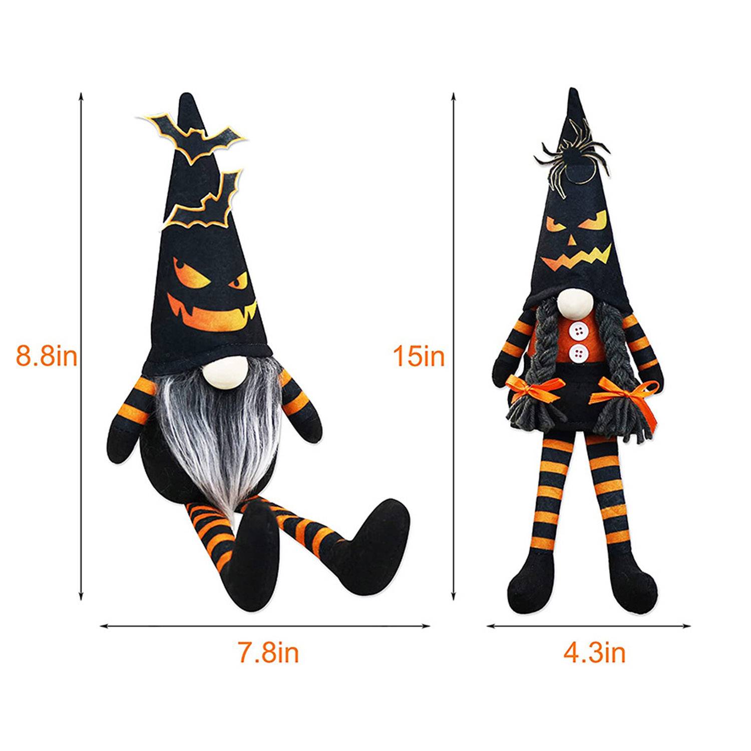 Halloween Home Desktop Plush Faceless Dwarf Decoration 5
