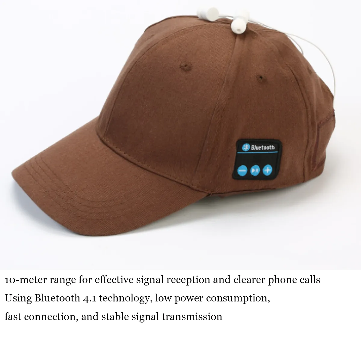 Bluetooth earphone Hat Adjustable Wireless Outdoor Sport Cap 2