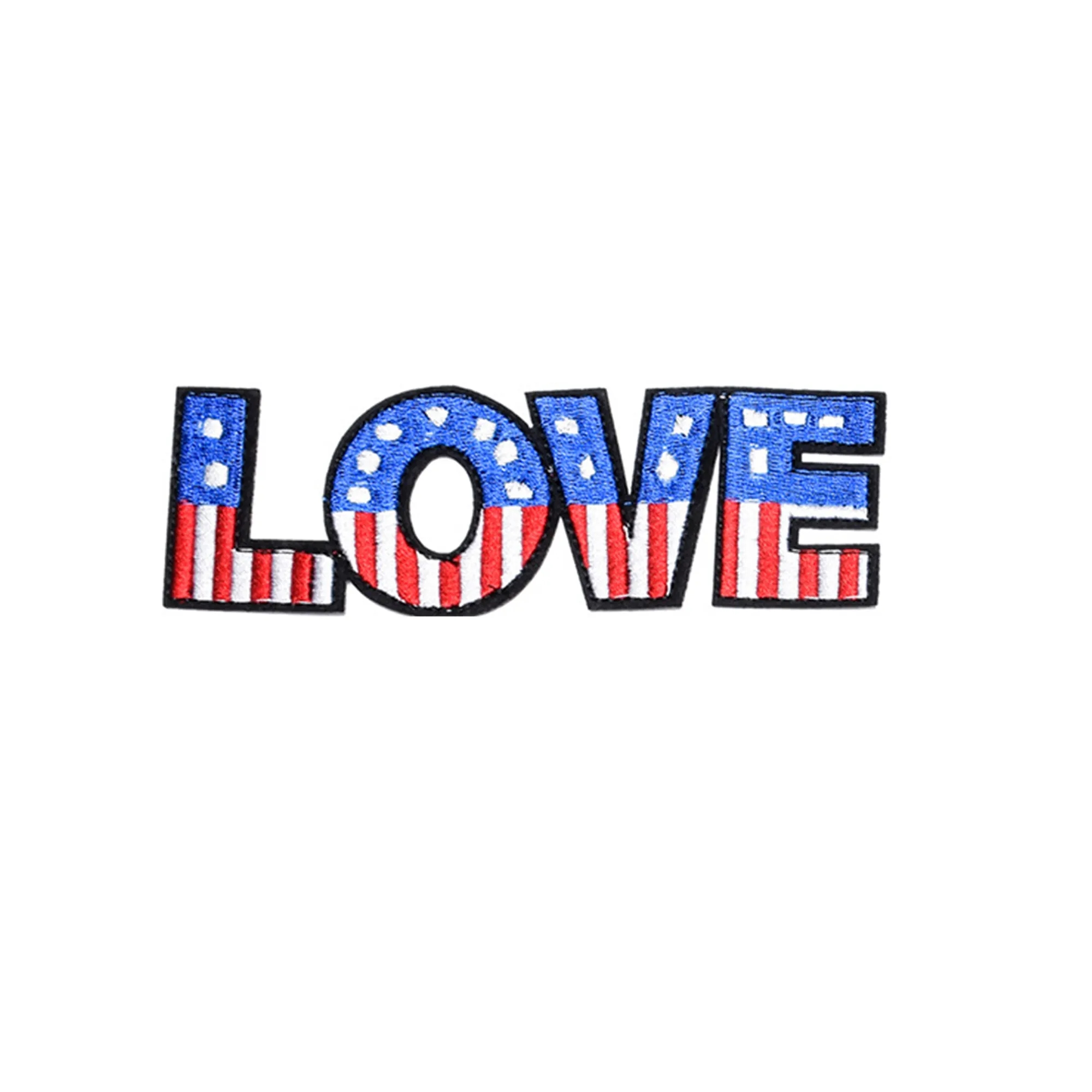 Stitched Letter Applique Patches 1