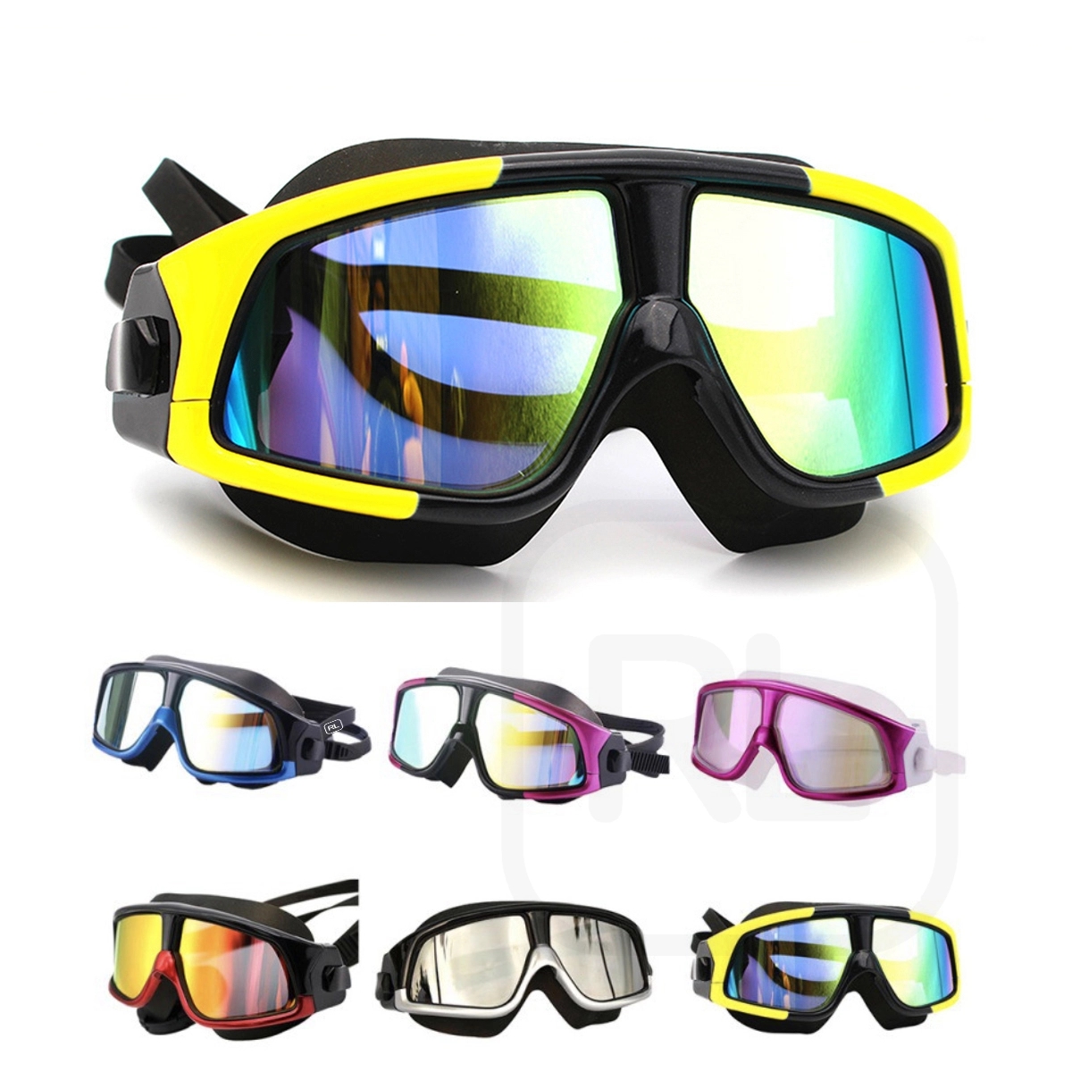 Unisex-Adult Anti-Fog Swim Goggles 1