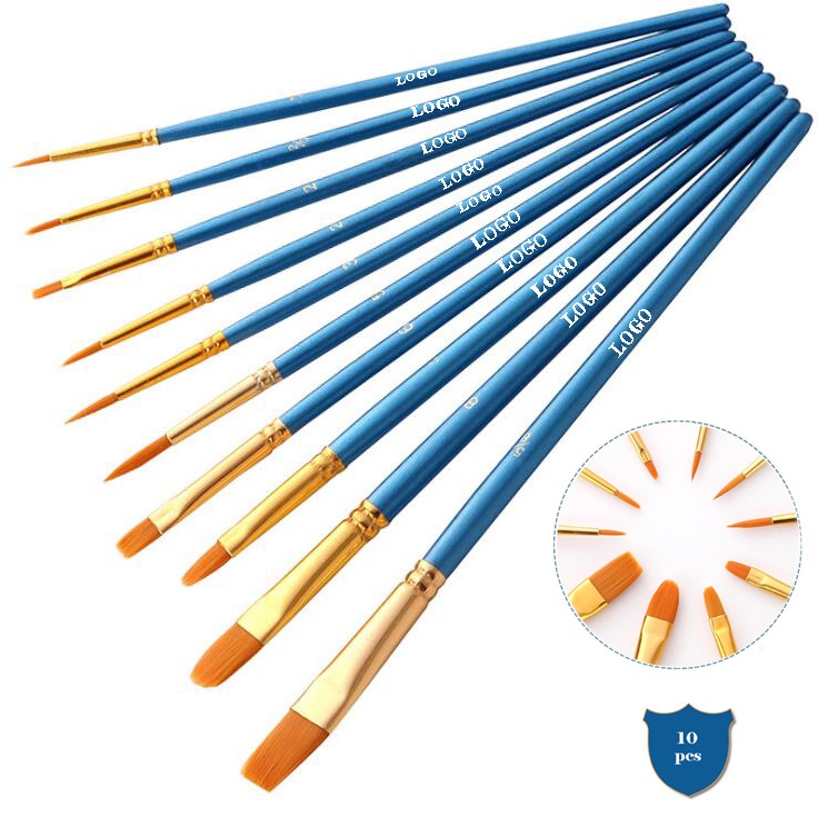 10pcs Artist Paint Brush Set 2