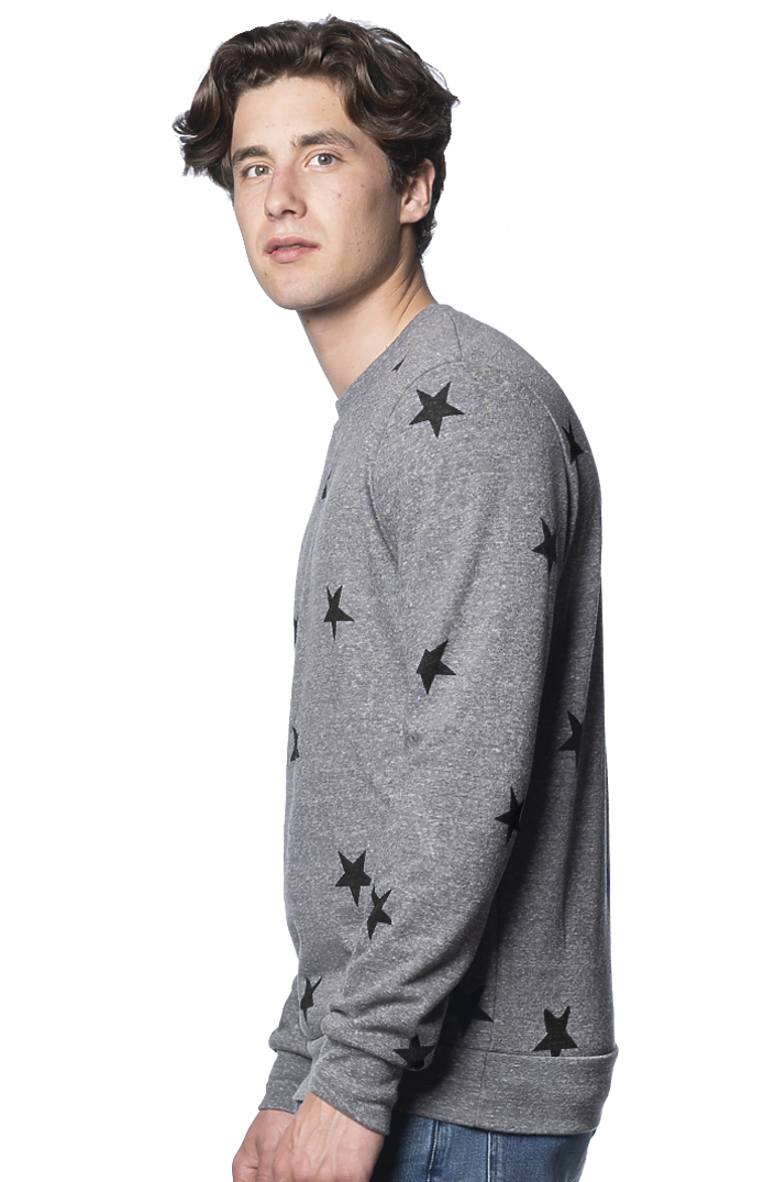 Unisex Triblend Crew Star Sweatshirt, custom hoodie or sweatshirt with logo imprint 4