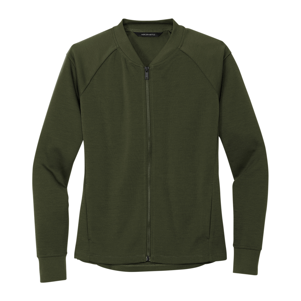 Women's Knit Bomber Jacket 5