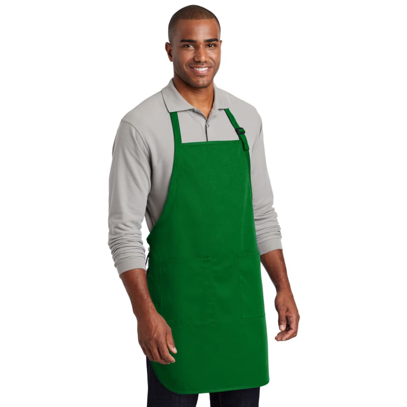 Port Authority Full-Length Two-Pocket Bib Apron. 20