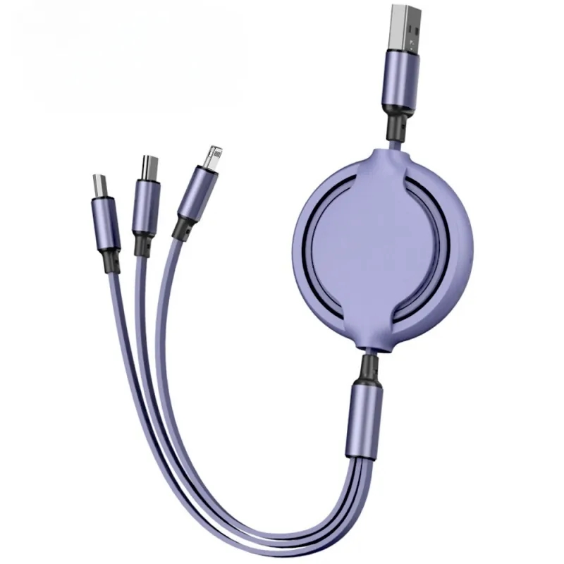 3-in-1 Retractable Charge Cables 4