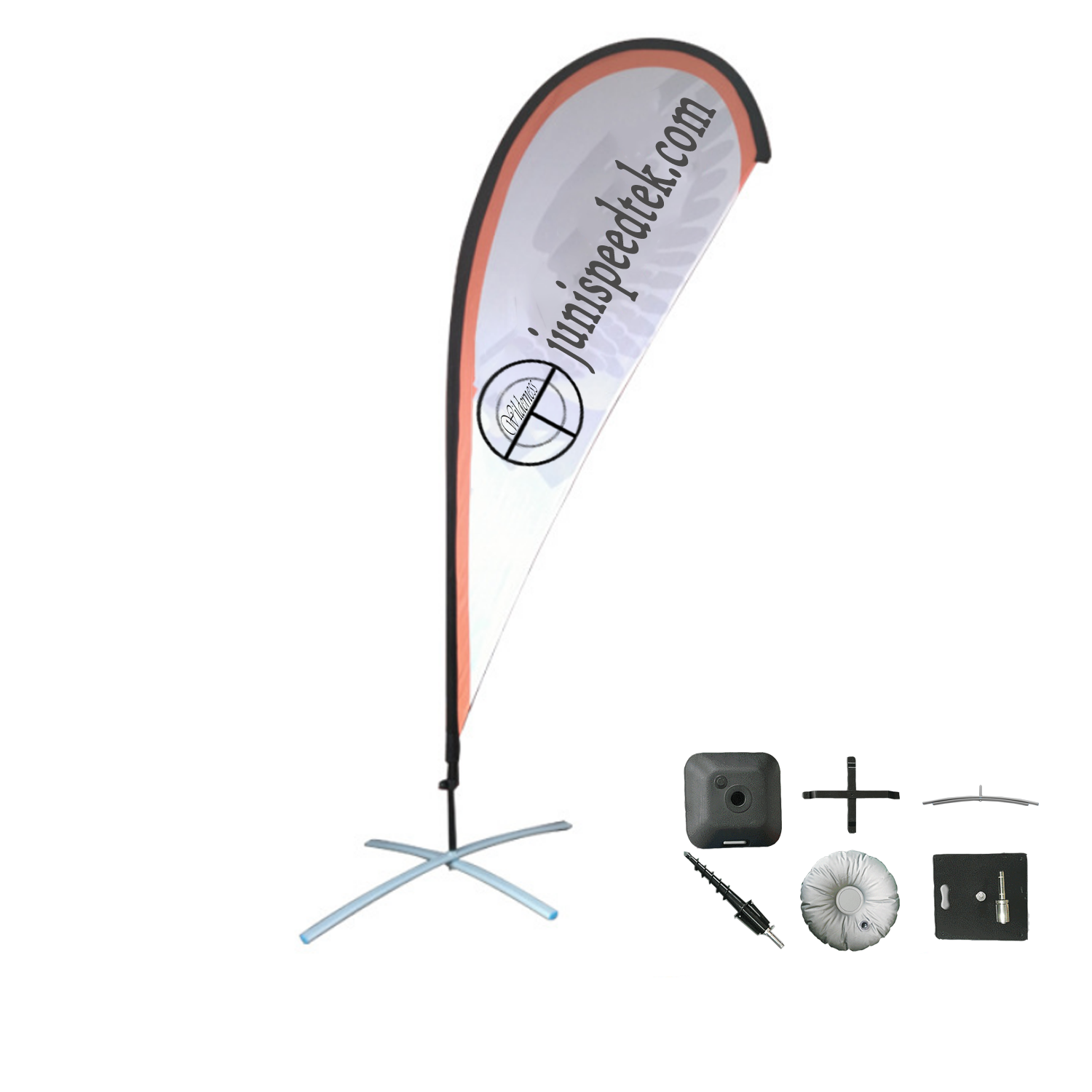 Custom Outdoor Beach Flags for Promotional Display 1