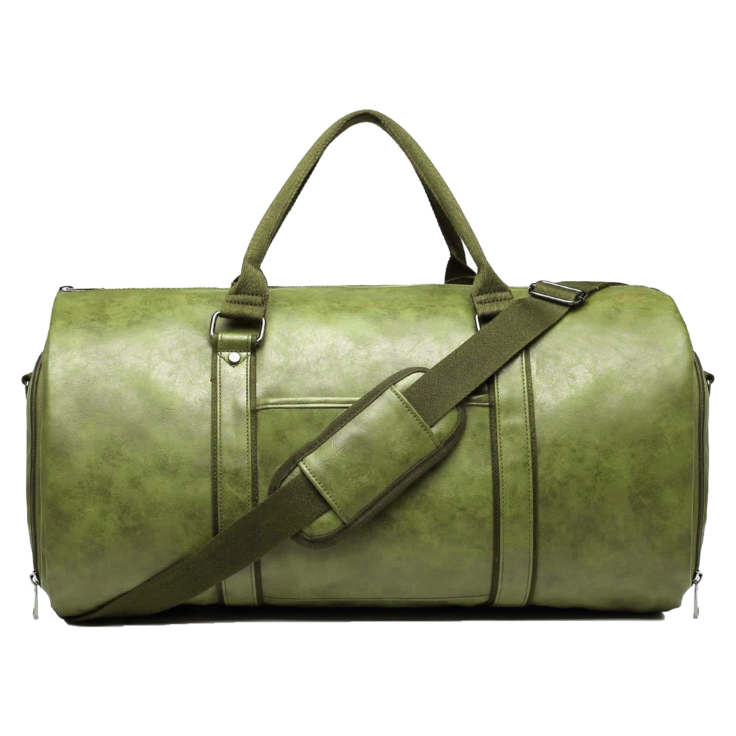 Pu Men'S Travel Compartment Luggage Bag 5
