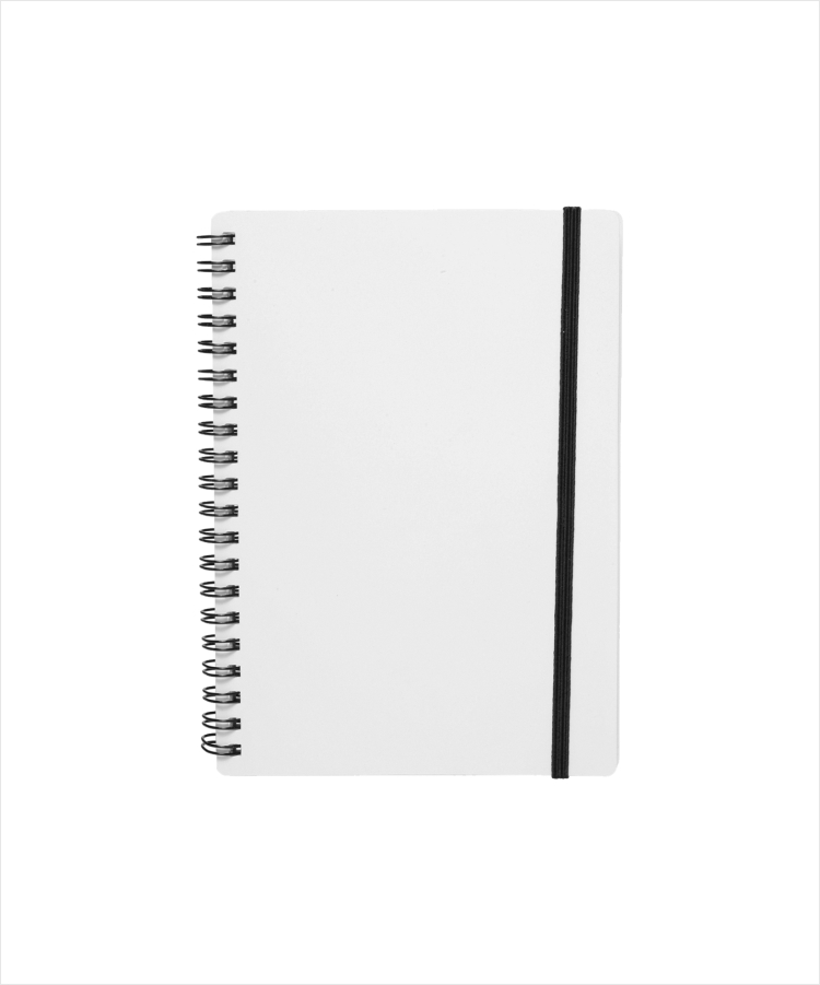 Frosted Eco Spiral Notebook Jotter, 2