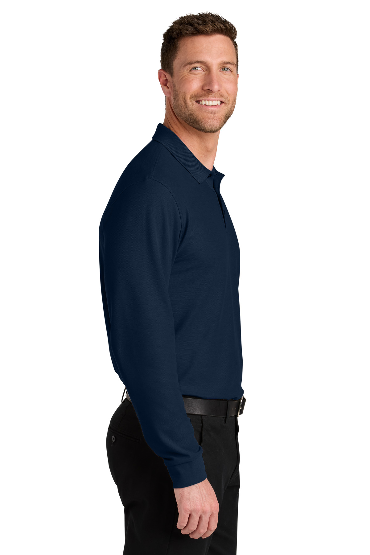 Port Authority Wearever Signature Pique Long Sleeve Polo K200LS 10
