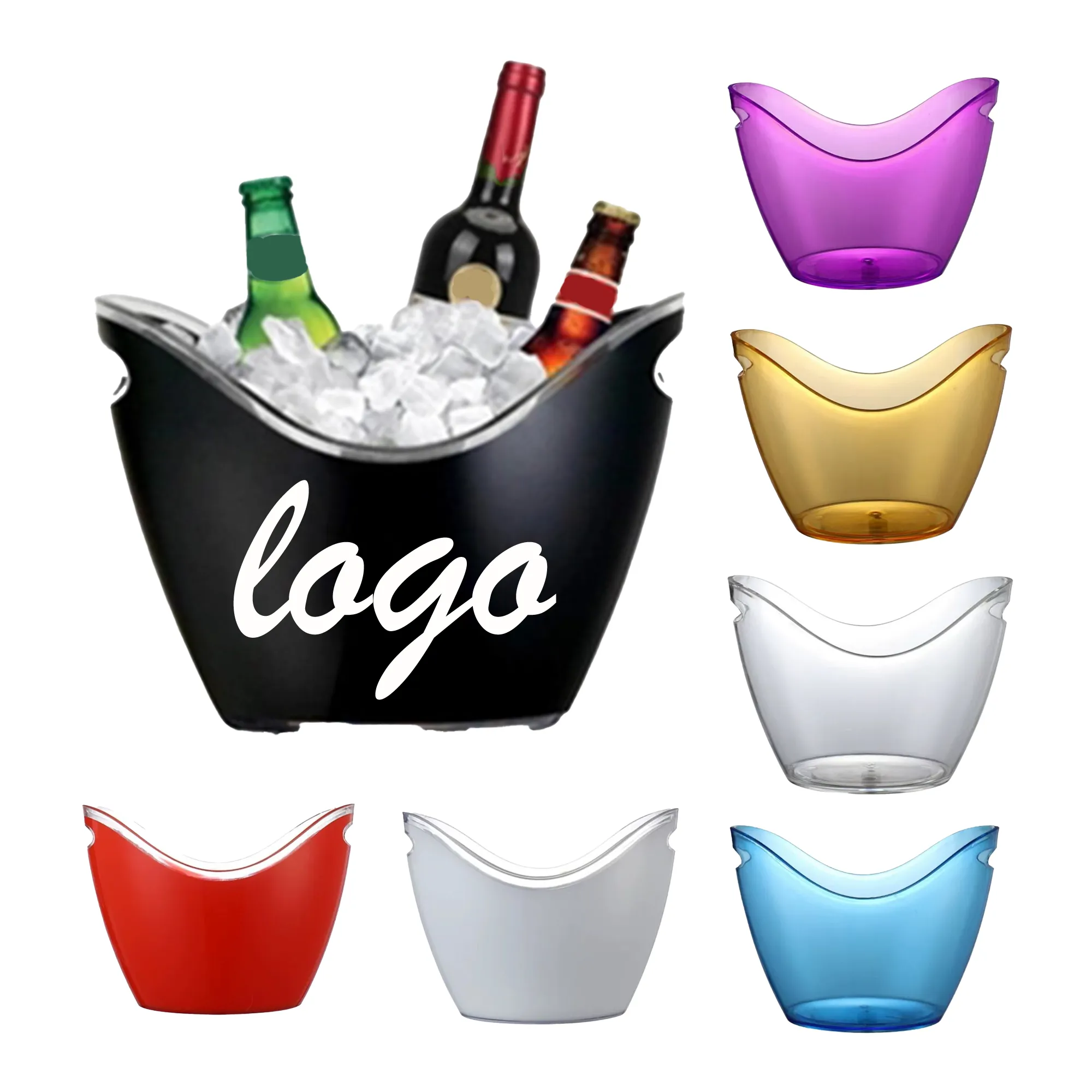 220oz. Handheld Beverage Cooler Party Ice Bucket