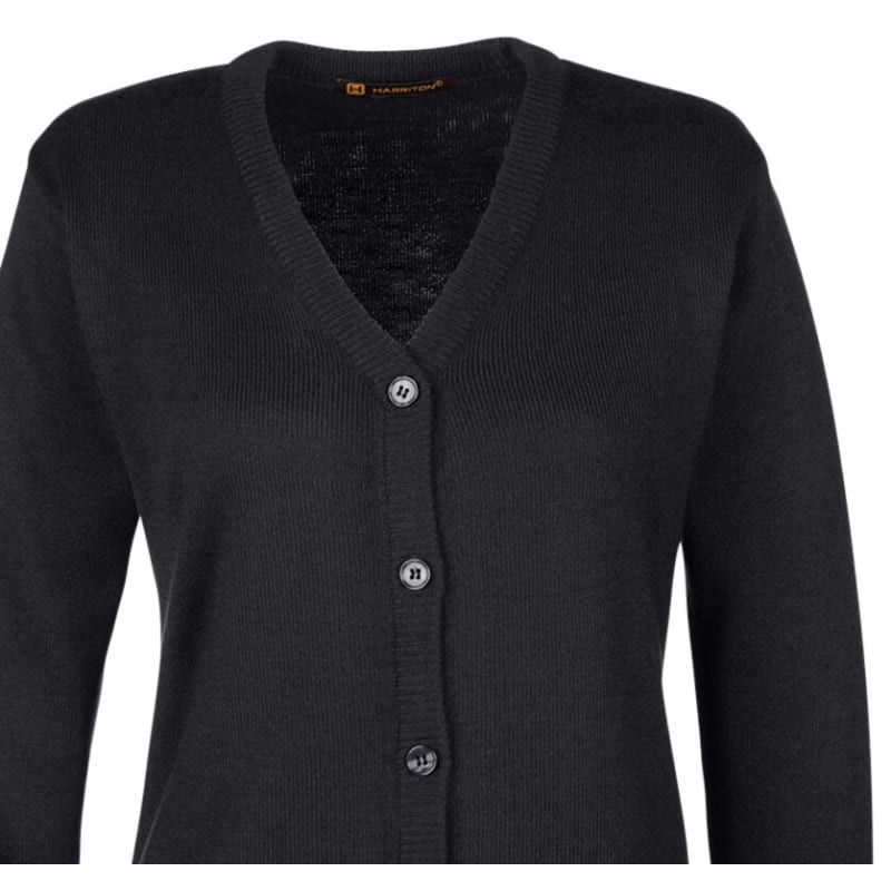 Harriton Ladies' Pilbloc™ V-Neck Button Cardigan Sweater 20