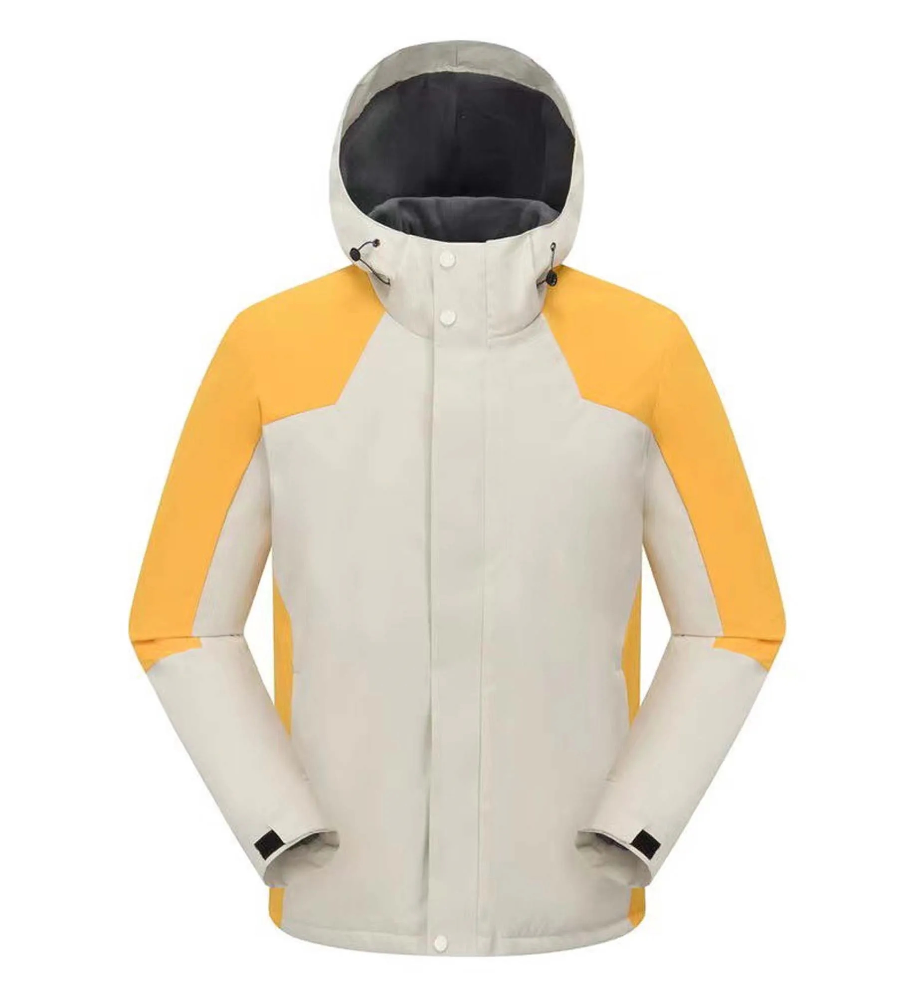Hooded Windbreaker Flecee Lined Jacket 2