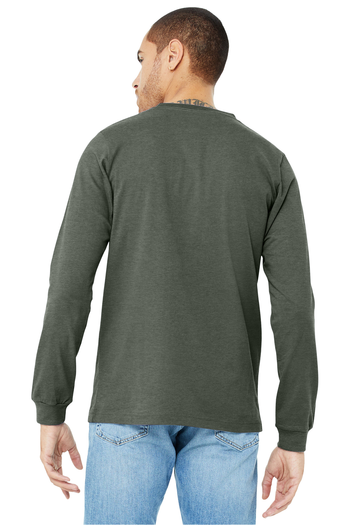 BELLA+CANVAS Unisex Heather CVC Long Sleeve Tee BC3501CVC 76