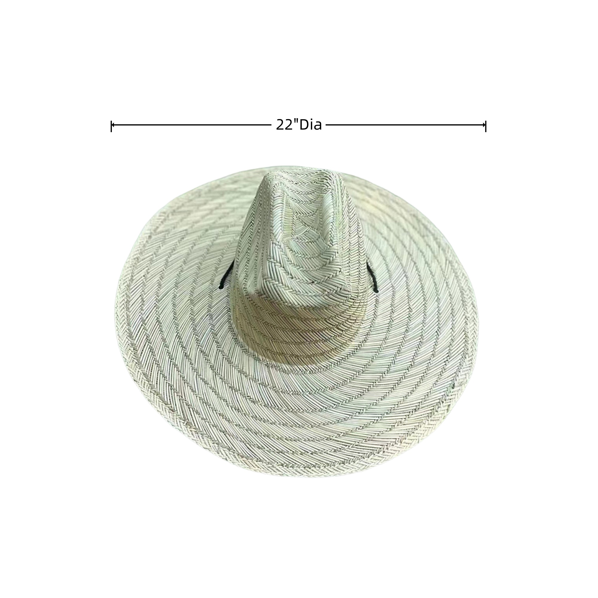 Domestic Straw Hat w/Custom Patch 5