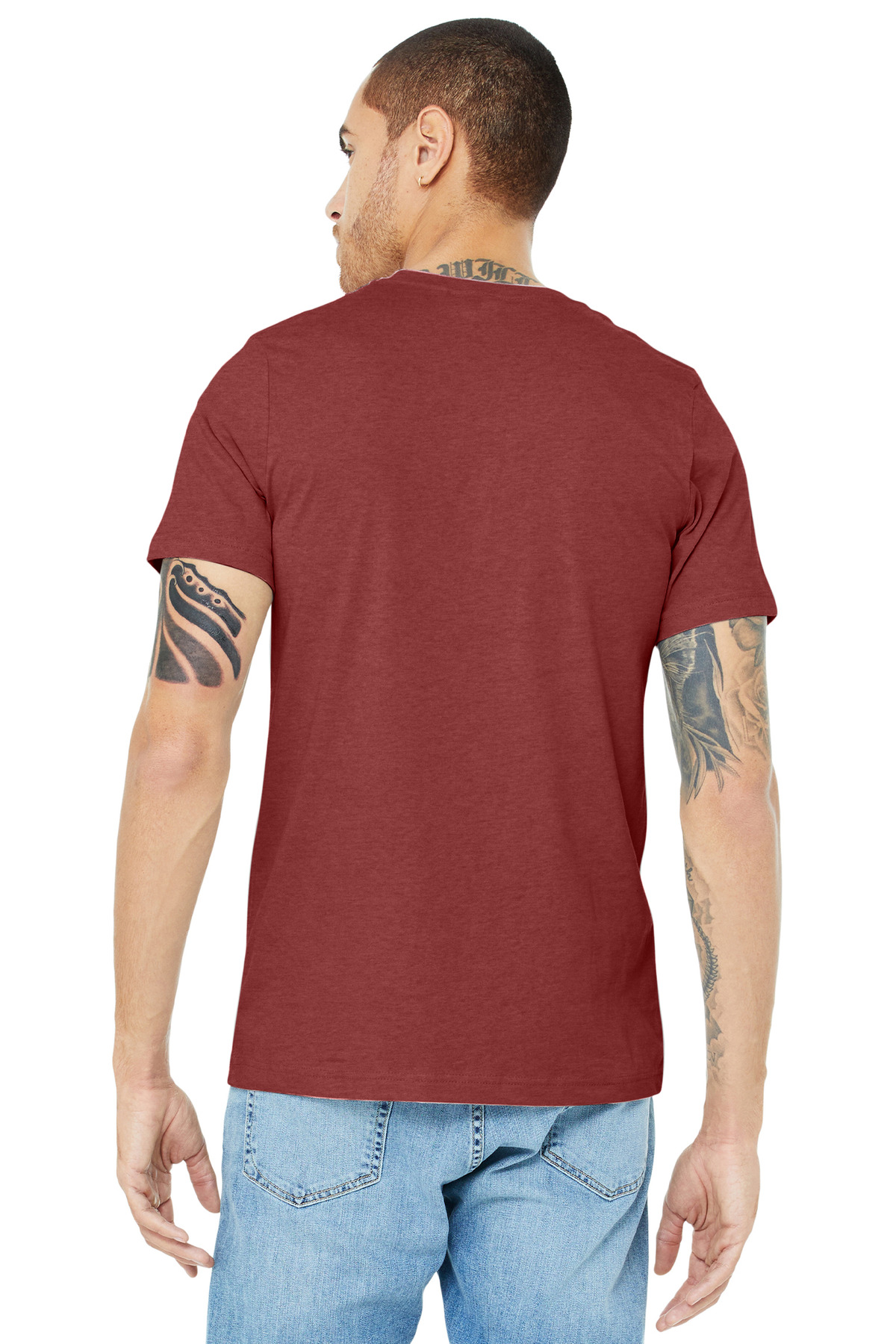 BELLA+CANVAS Unisex Heather CVC Short Sleeve Tee. BC3001CVC 390