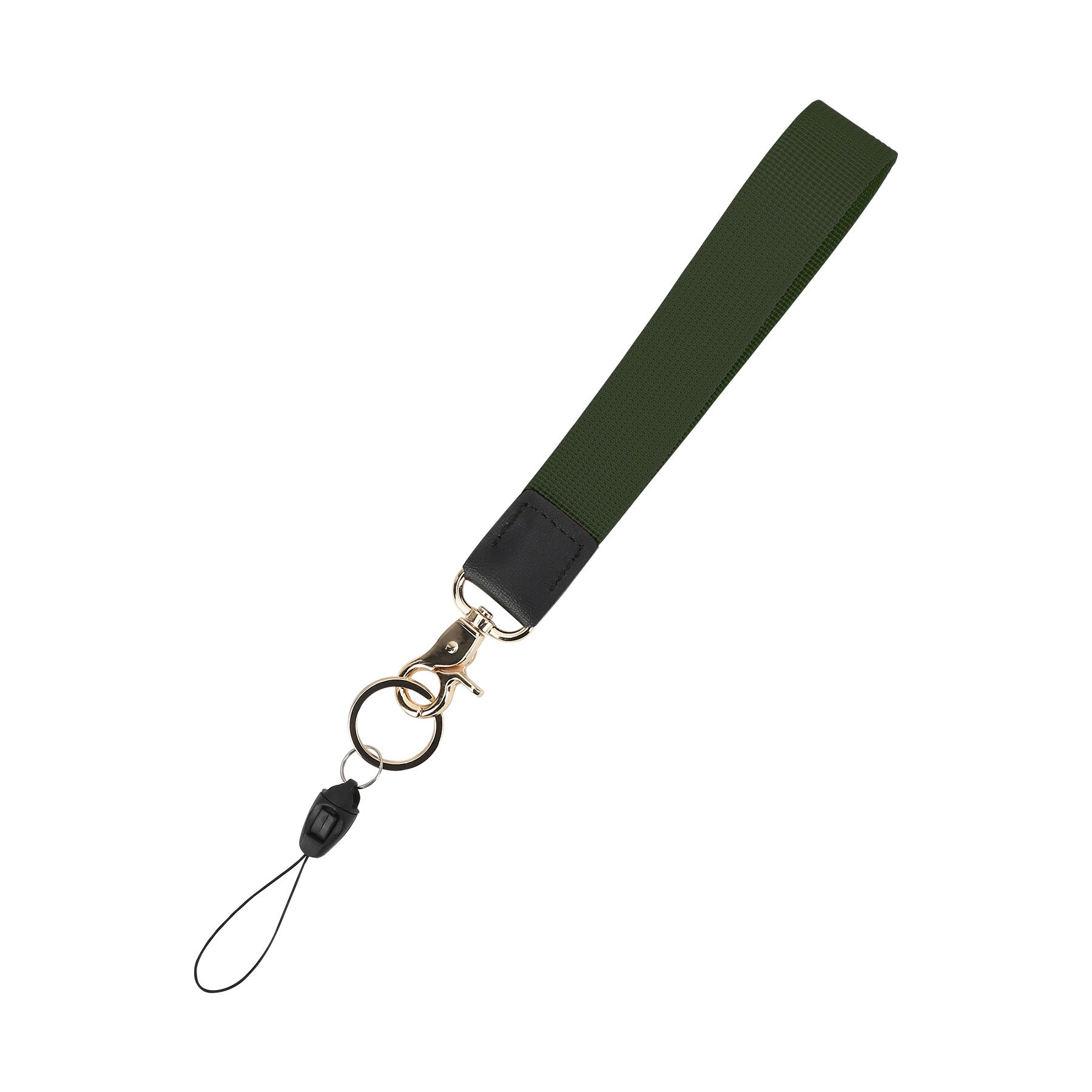 1" Wide Polyester Wristlet Keychain 1