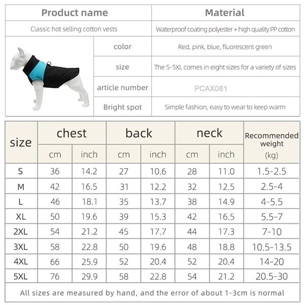 Pet Cold Weather Coats 3