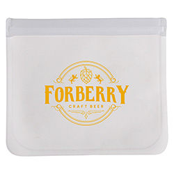 Sunflower PEVA Zip Closure Utility Bag 25