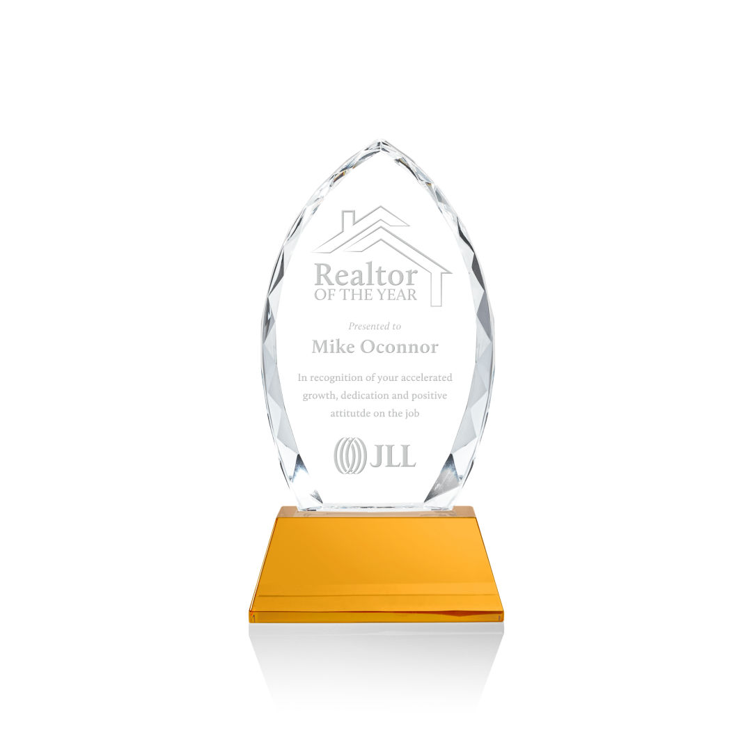 Wilton Award on Newhaven Base - Amber 6