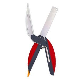 2 In 1 Smart Scissors Cutter With Detachable Cutting Board 12