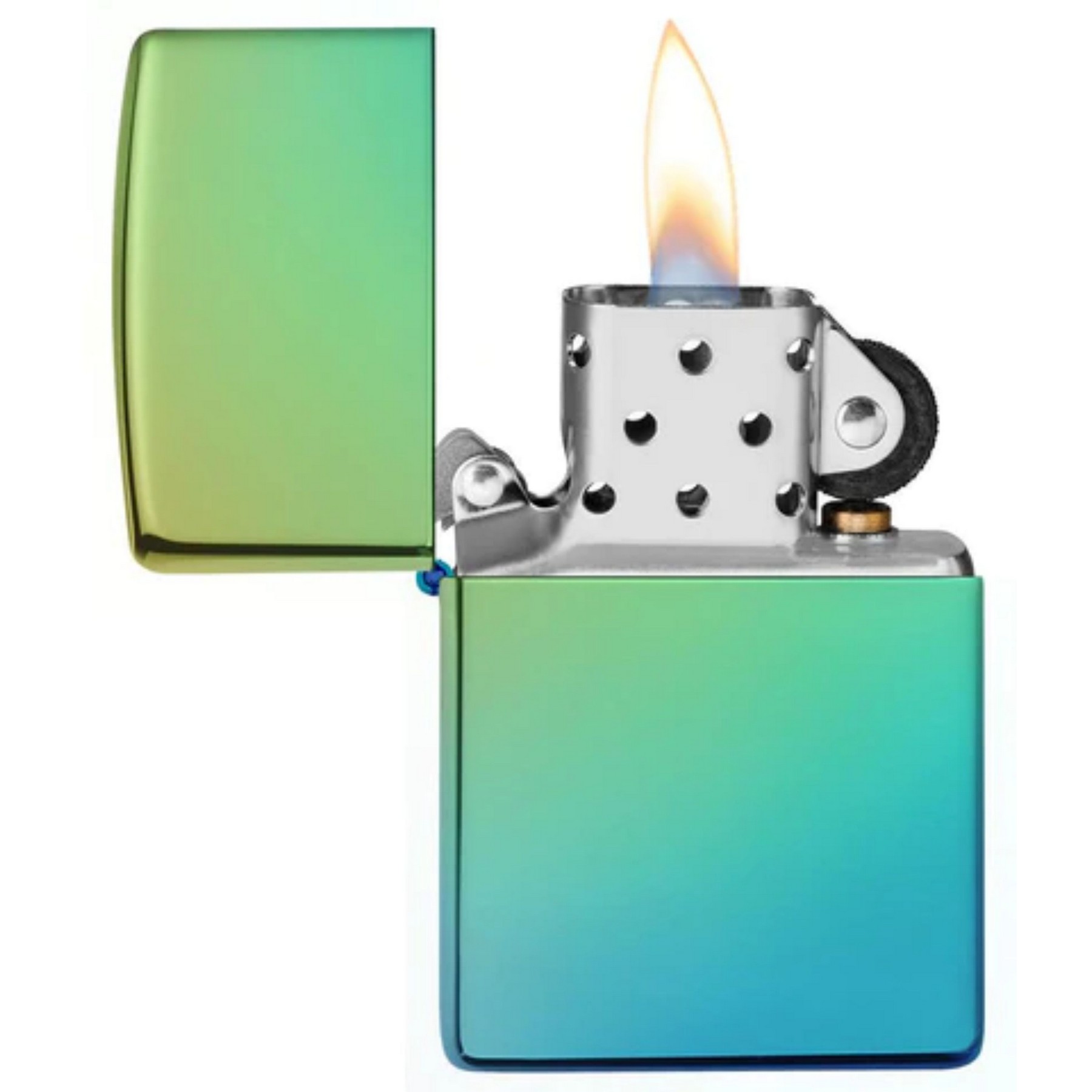 Genuine Zippo windproof lighter - High Polish Teal 4