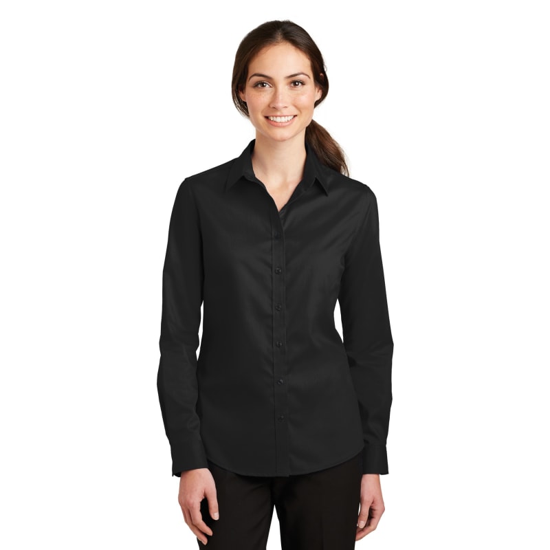 Port Authority Ladies SuperPro Twill Shirt. 15