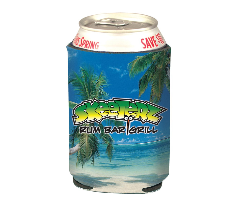 Full Color Foldable Foam Can Cooler, 12 oz. 1