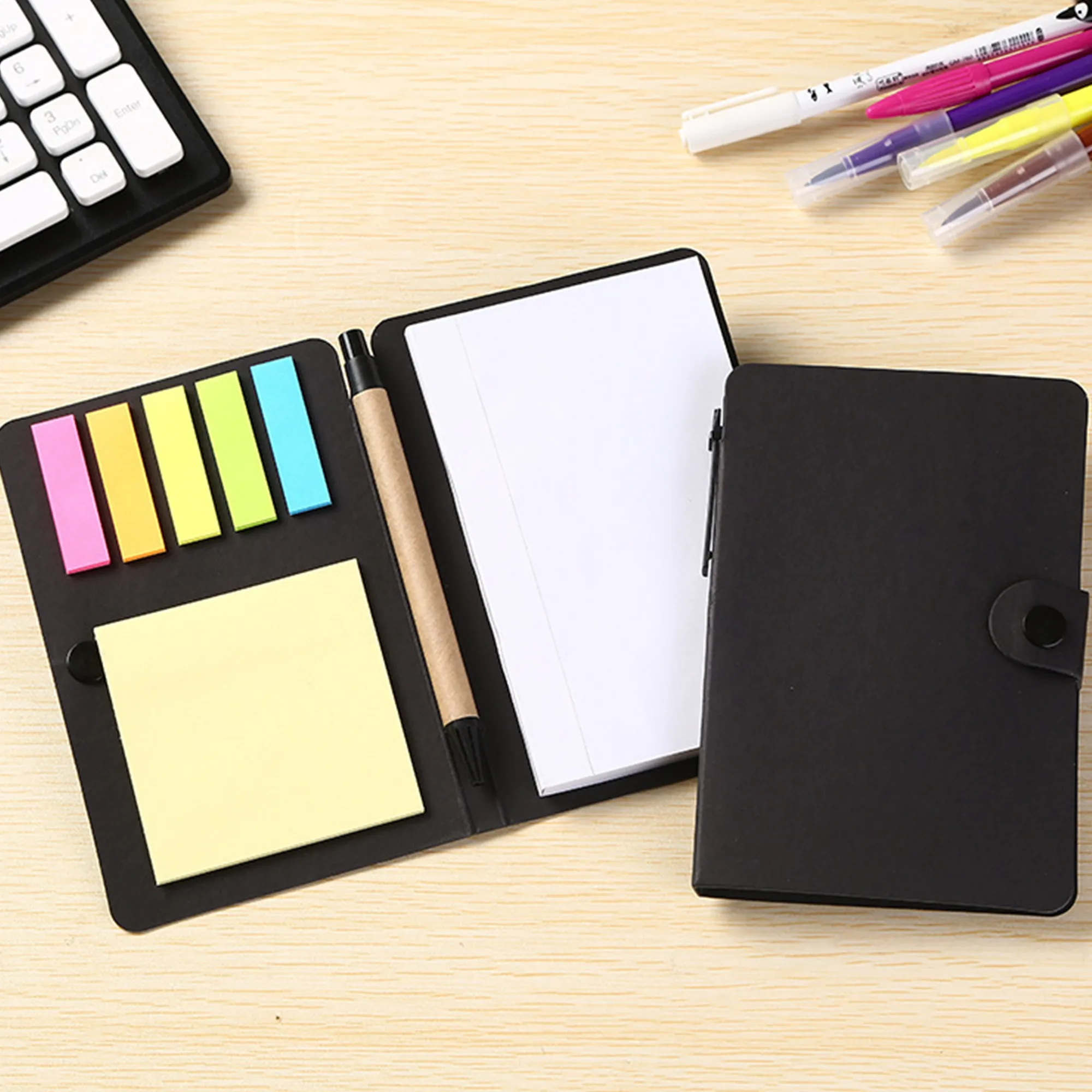 Transparent Sticky Notes Button-Memo Pad with Logo Printed 3