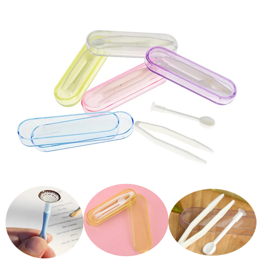 Tweezers And SuctionHolder For Contact Lenses 1