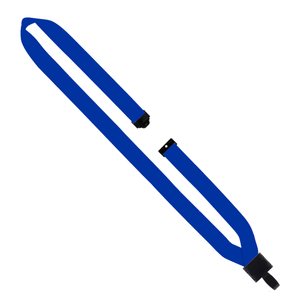 3/4" Polyester Lanyard with Non-Swivel Plastic Hook 82