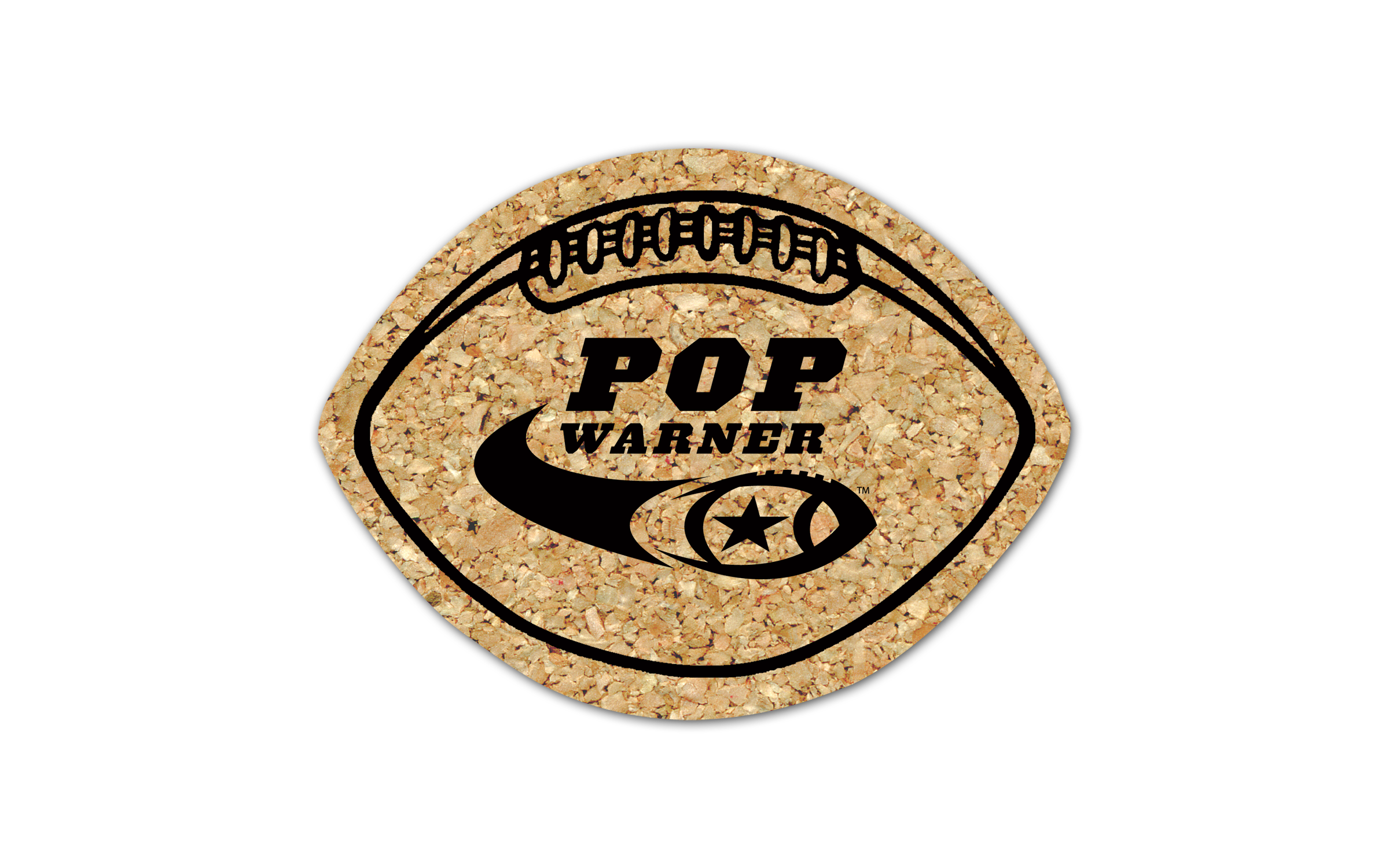 Football Cork Coaster 4FB 4