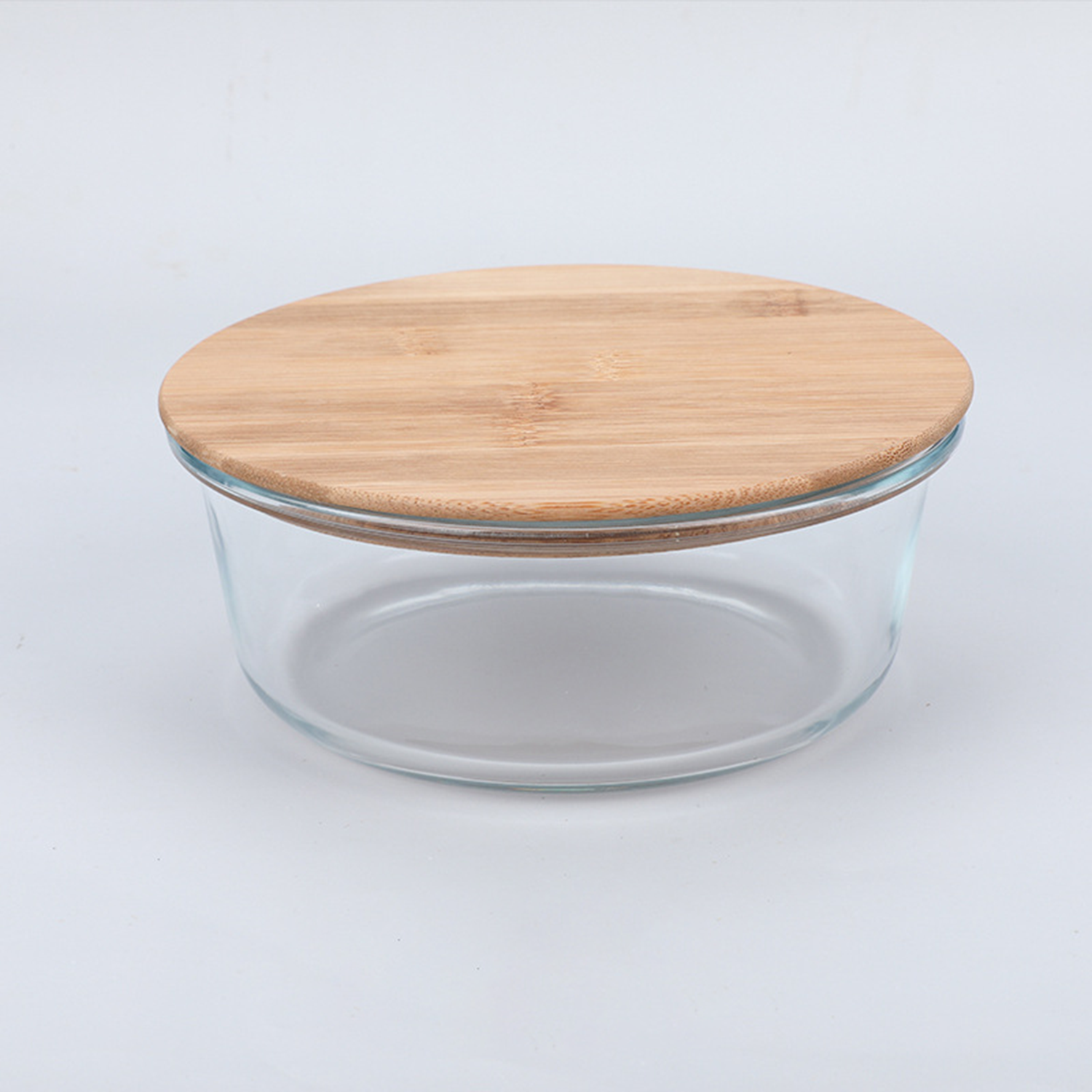 Glass Food Storage Container With Bamboo Lid 4