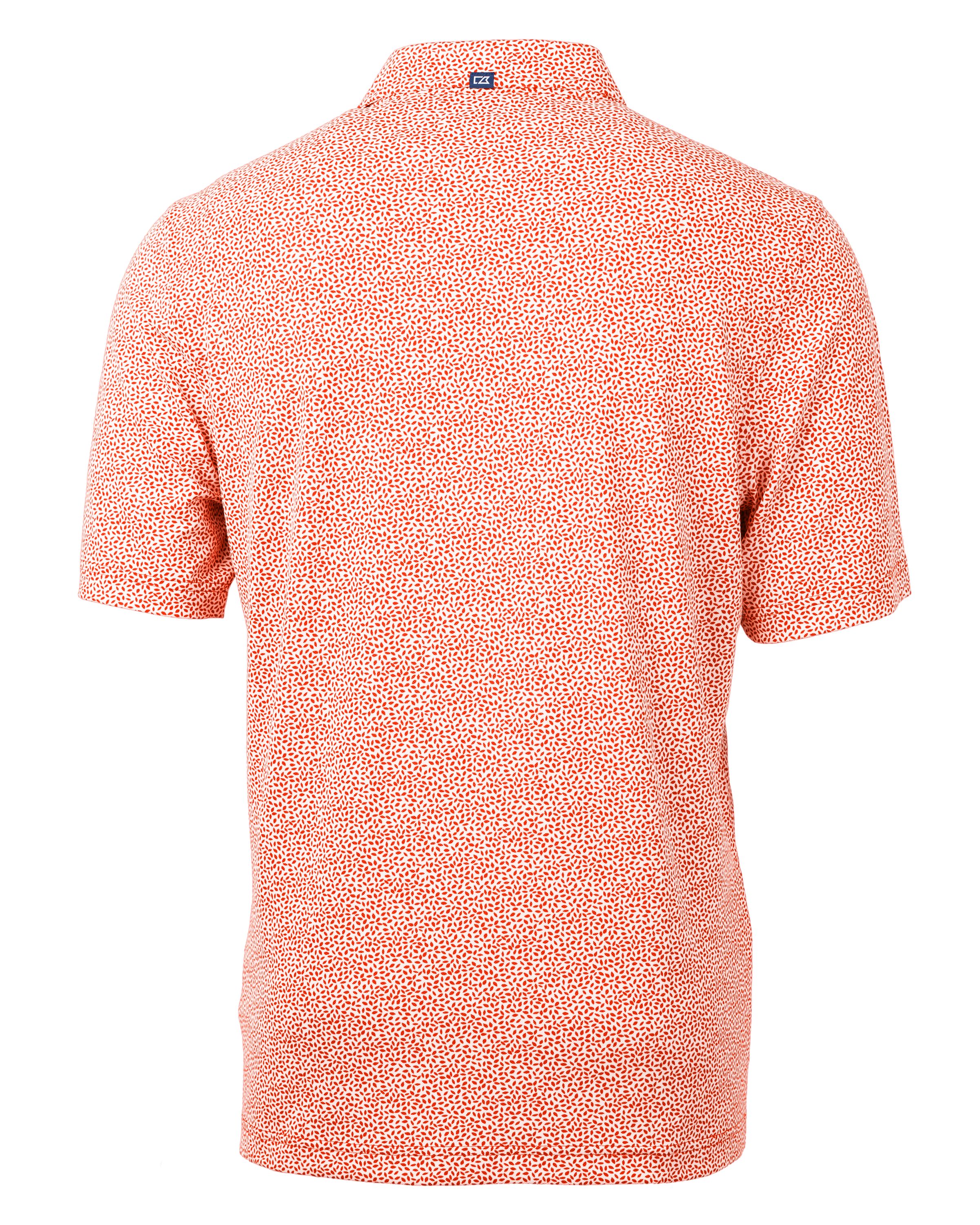 Cutter & Buck Virtue Recycled Botanical Print Featherlight Pique Mens  Polo 19