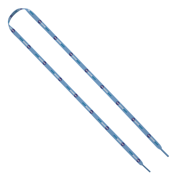 3/8" Recycled Waffle Weave Dye-Sublimated Shoelaces 3